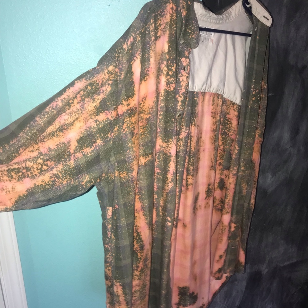 Bleached flannel